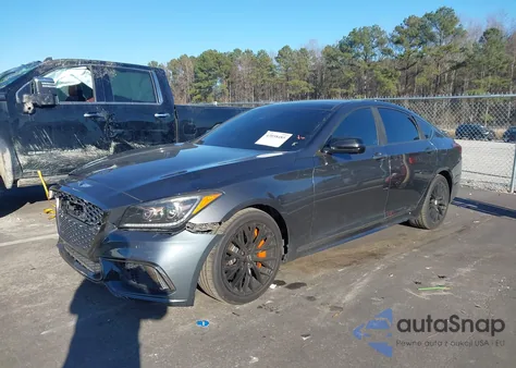 2018 Genesis G80 3.3T Sport z USA, uszkodzony, nr VIN KMHGN4JB7JU232978